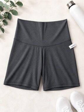 Old Navy PowerSoft Extra High-Rise Bike Shorts Gray XXL NWT